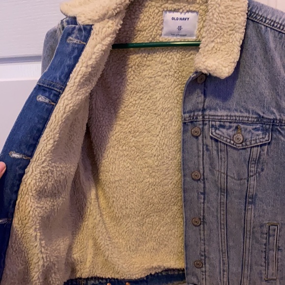 Denim Faux Wool Jacket - Picture 4 of 4